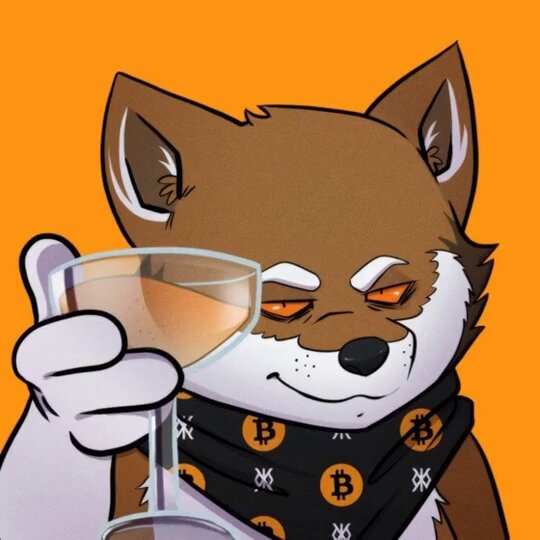 The image features a cartoon dog wearing a bandana with Bitcoin symbols, holding a wine glass filled with wine. The caption below the image reads "You're not buying Bitcoin. You're selling Fiat. When you work, receive a salary, or generate value— and then convert part of it into Bitcoin - you are transforming your energy, time, and effort into a form of money that cannot be inflated". This message is related to the post about Bitcoin because it highlights how Bitcoin operates as a digital currency, which can be used for various transactions without the need for traditional financial institutions. The dog's bandana with Bitcoin symbols serves as a humorous visual representation of this concept.