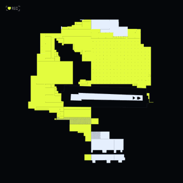 A pixelated, glitchy YouTube-style interface with a yellow character appears on a black background.