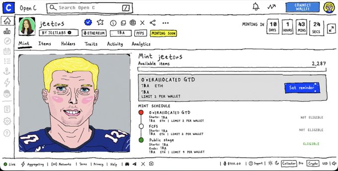 The image shows a computer screen displaying a profile page of a person named Jeetions, with a cartoon-like depiction of their face. The profile page includes information about Jeetions' interests, such as "mine jeetions" and "mental tests", along with details like their age, height, weight, and hair color. The post also mentions that Jeetions is interested in mental tests and has an interest in mental testing.