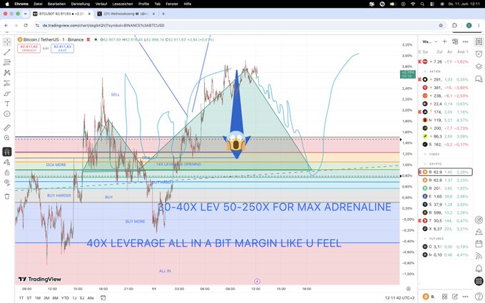 The image shows a computer screen with a graph displaying the chart for Bitcoin, Ether, Ripple, and other altcoins. These coins are trading at various levels, including "d4x velocity 500 x 25px", indicating fluctuations in their market value. The text within the image suggests that someone is discussing these coin markets or making an analysis of the current values of different coins.