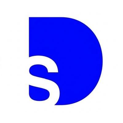 The image features a blue logo with white text that reads "d" followed by an "@". The logo is set against a white background, making it stand out prominently. The caption below the logo provides information about the content of the image, stating that it's related to a post and mentions a new wave on Base called @DustswapOnBase. This suggests that the image might be promoting or discussing the concept of using "@" as a symbol for a new wave in the cryptocurrency world. The focus is on the logo and its message rather than the actual content of the image itself.