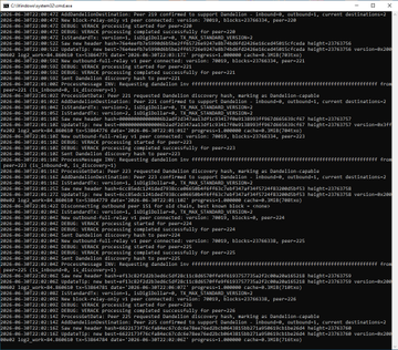 Terminal output showing RabbitMQ logs with repeated messages about blocked connections and blocked ready and unacknowledged queues due to memory and disk alarms.
