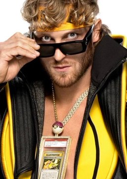 A man in a yellow headband, black sunglasses, and a yellow and black jacket is posing while holding the sunglasses down; his press badge reads "FANTOM NFT." The image satirically illustrates the post's claim that NFT projects, like the one represented by his badge, often inflate their own prices through self-purchases, a common manipulation tactic in the NFT market.
