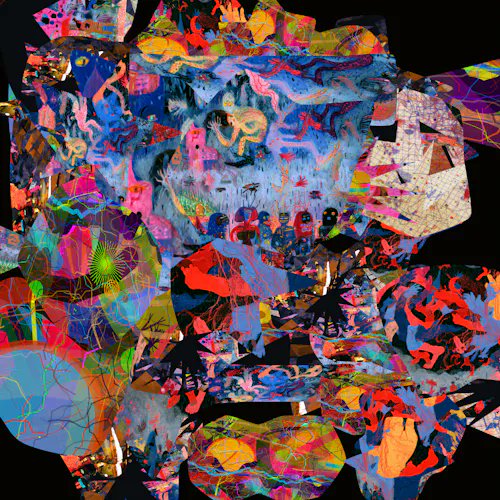 The image appears to be an abstract digital artwork titled "wrong morning," featuring chaotic, vibrant swirls of colors—including pinks, blues, oranges, and greens—layered in a fragmented, surreal composition. Its psychedelic style aligns with the NFT's sale details, sold by @ttiimmees to @pengwinpants for 0.11 ETH ($270.44) under the $RARE ticker.
