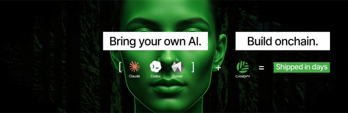 The image features a woman's face displayed against a black background with white text that reads "Build your own AI". The image also includes a list of different shapes, including a circle, triangle, square, and rectangle.