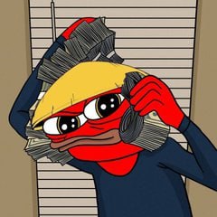 A cartoon Pepe the Frog character wearing a black ski mask comically brushes his hair, paired with a promotional message announcing a live $PEIPEI airdrop for ETH holders, urging users to check eligibility at claims-peipei.com. The humorous image of Pepe grooming himself adds a playful tone to the crypto airdrop announcement.