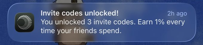 The image shows an invitation screen for an exclusive game that will only release in two days' time. There are three invitations opened, with two already accepted by users, while one is waiting for a response. The remaining invitation is still awaiting someone's response before its release. The screen also displays some text about earning 1% of everything spent. This suggests that the participants have access to limited resources and should spend them wisely if they wish to get their hands on the exclusive content being offered.
