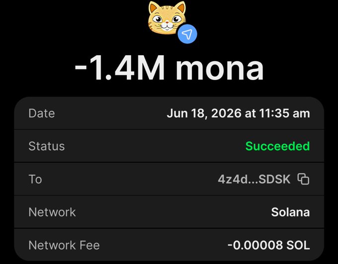 " Claim up to !" says a cat icon, indicating that this message is related to an advertisement for a cryptocurrency like Mona or Airdrop. The message also provides information about how users can use these digital assets to receive tokens, which are then linked to specific wallet addresses. Users can utilize this token system to transfer money directly into their accounts, making transactions faster and more secure than traditional payment methods."