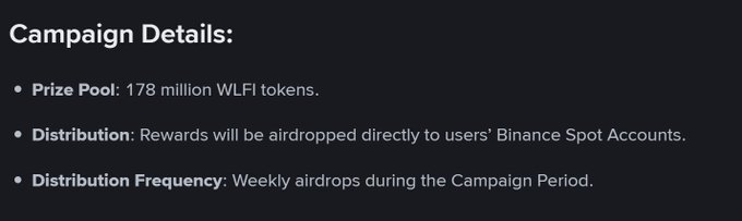 The image shows a post about an extended campaign on @binance that has been awarded $USD1, which is used as collateral in margin or futures. The post also mentions that users' accounts will be rewarded directly with Binance Spot Accounts if they participate in the campaign during the Campaign Period.