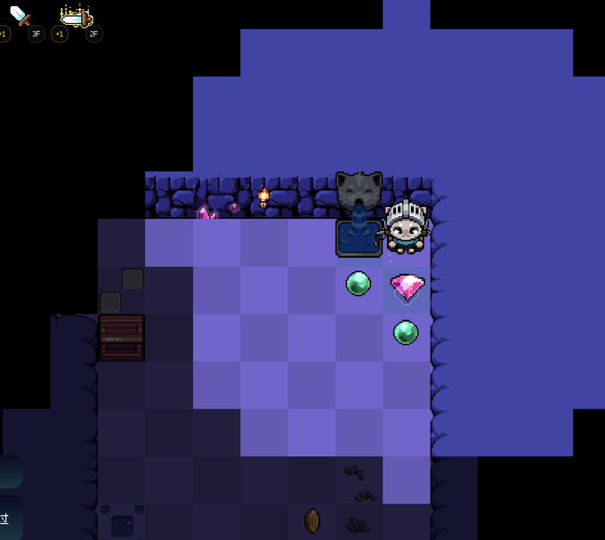 The image features a purple square with three green balls inside, surrounded by rocks and other elements typical of an underground setting. The background is dark blue, creating a sense of mystery or intrigue. In the bottom right corner of the image, there's a caption that reads "That why i love MOG @onchainheroes @abstractcn_game". This suggests that the image might be related to a game or artwork featuring characters from the popular video game series "MOG" (Maze Runner: The Original Series).