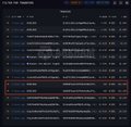 The image shows a dark screen with various lines of text, including numbers and words. The main focus of the image is labeled "Updated", indicating some changes or new information related to the ZEC and its usage. The post also mentions that someone has pulled nearly 1% from the shielded Orchard pool in Zcash's vaulted cryptocurrency storage service. This implies a transaction involving digital currency, specifically ZEC.