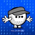 A small cartoon figure wearing a flat cap stands against a blue background with question marks, labeled 'HULLO DADDY' below.