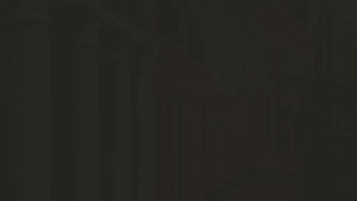 The image shows a large square graphic of a dark, grayscale background with vertical stripes that vary in size from small to large. The backdrop appears to be slightly distorted or blurred, giving it an artistic quality. The graphic itself has no discernible text, focusing solely on the pattern of lines across the dark sky. There are two distinct points of interest within this image: a real-world asset and a quote about the current market conditions.