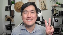 A smiling man in a gray polo shirt holds up a peace sign, seated in front of a decorated wall featuring plush toys, framed pictures, and shelving units. The image appears to be a thumbnail or screenshot for the linked YouTube video, where the creator is sharing his bullish crypto outlook and highlighting his long positions in $HYPE, $LIT, and $ZEC.