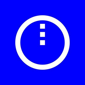 A blue icon featuring a white circle with three vertically stacked dots in the center, suggesting a loading or in-progress indicator, visually representing the ongoing development and anticipation surrounding the Midnight Network's ($NIGHT) upcoming v8 release and smart contract deployment.