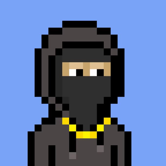 The image features a person wearing a black hoodie, with their face obscured by a mask or bandana. They are standing against a blue background, which contrasts with their dark attire. The caption " Anonymous chaos" suggests that this individual might be associated with some form of chaos or disorder, possibly due to anonymity on the internet.