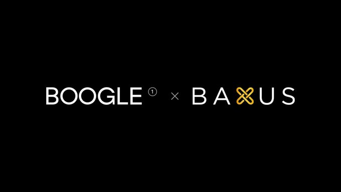 The image features a black background with white text that reads "BOOGLE x BAXUS A 1990 Macallan, 35 years in the making, becoming the first liquid release for the BOOGLE community in partnership with @BAXUSco One BOOGLE = one bottle." The post is about a new release of a product from the company BOOGLE.