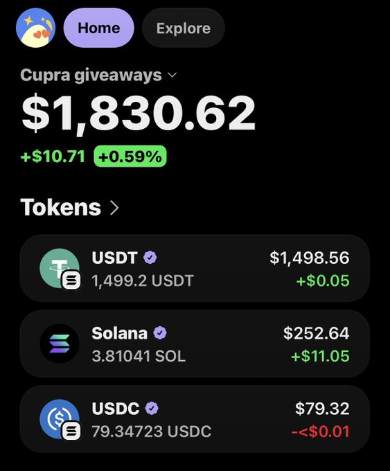 The image shows an electronic device with information about cryptocurrency trading. The main focus of the image is a screen displaying various cryptocurrency values, including Bitcoin, USDC, and XRP, along with their exchange rates at the moment. There are also some comments related to the posts on this website that suggest user engagement or discussion around the subject matter.