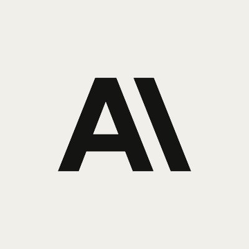 The image shows a stylized black logo featuring the letters "AI" in a bold, geometric design. 

The logo relates to the post as it represents Anthropic AI (@AnthropicAI), the company that developed the Claude AI model mentioned in the BitcoinChina INSIGHT post discussing Mythos 5's optimization in elliptic-curve point addition circuits.