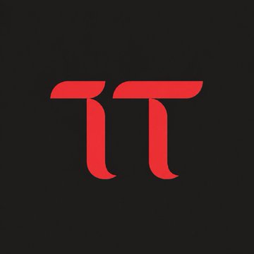 The TRON (TRX) logo is displayed in red on a solid black background.