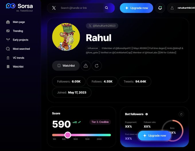 The image presents a screenshot from an online dashboard featuring various sections related to different aspects of AI. In this particular section, there are two profiles of people named @TheARCTERMINAL and @quipnetwork. These profiles provide insights into different areas of focus within the AI economy - one concentrating on discovery and analysis (Arc Terminal) while the other focuses on creation and monetization (Quip). The image also provides a summary in which it is described as "interesting because both focus on solving different parts of the AI economy".