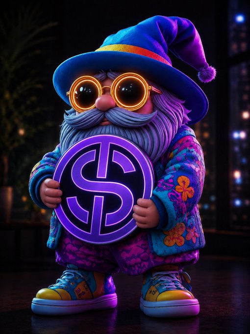 urn of flowers on a table, with a cartoon character holding a purple $20 bill and wearing a blue hat and glasses.