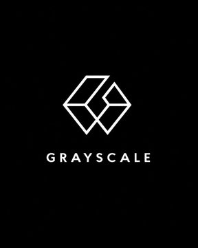 The image features the Grayscale logo, a white geometric diamond design above the text "GRAYSCALE," set against a black background. It relates to the accompanying post, which references a Grayscale report suggesting that Bitcoin's June low of $58K may have been the bear market bottom and that clients are receiving a "green light" to invest in crypto.
