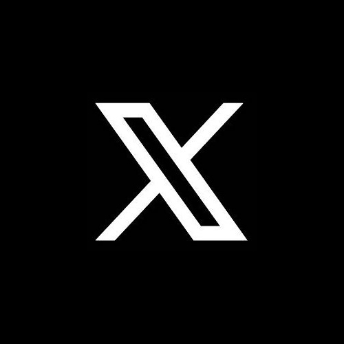 The white 'X' logo of the social media platform X (formerly Twitter) displayed on a black background.