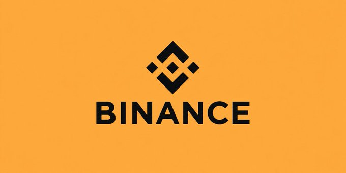 The image displays the Binance logo and brand name in black on an orange background. This visual directly relates to the post discussing the European Central Bank's concerns and Christine Lagarde's reported intervention in Binance's MiCA licensing process within the EU.