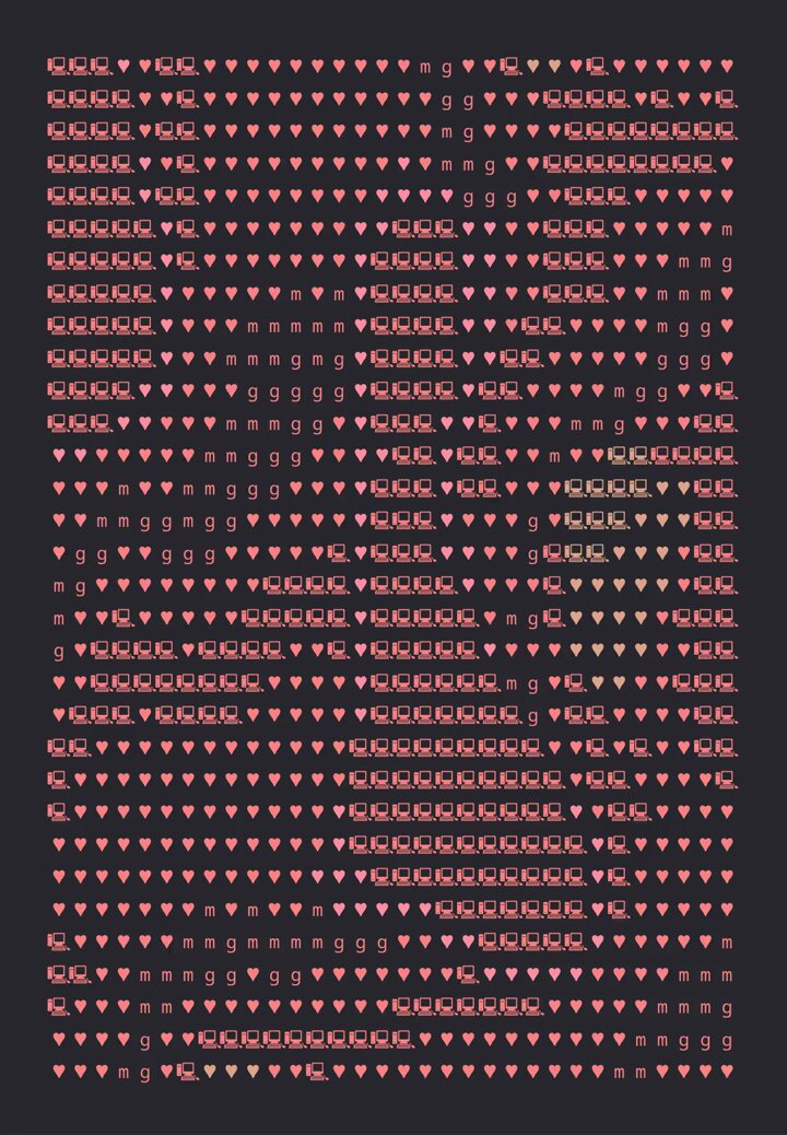 The image features a black background with a pattern of pink hearts arranged in rows and columns. The text "Focus on what is in the image" is written above the pattern, while the phrase "Level 13 at 0.88 eth (take-ask) Terrain Flow Dynacrypts B71" is below it. This suggests that the image might be related to a game or an online platform where players need to focus on specific elements and complete certain tasks within a given level or scenario.