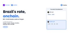 An advertisement for Binance with the text 'Brazil's rate, onchain.' alongside a mobile app interface.