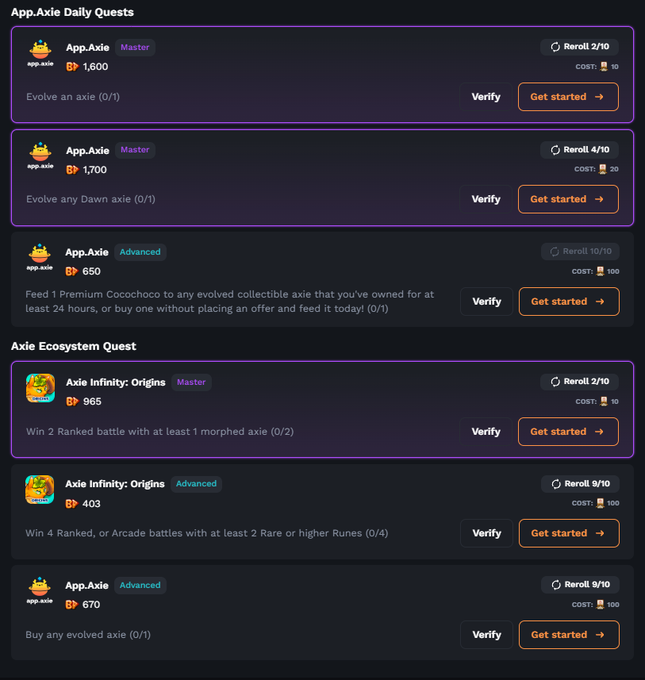 The image shows a screenshot of an app store page with five different apps displayed, each with its own description and price tag. The first app is named "App-Asile Daily Quests" and has a price of $1.00. The remaining four apps are priced at $0.99 each. The post suggests that the user should focus on getting the top 50 apps starting this week to maximize their chances of finding valuable content or products.