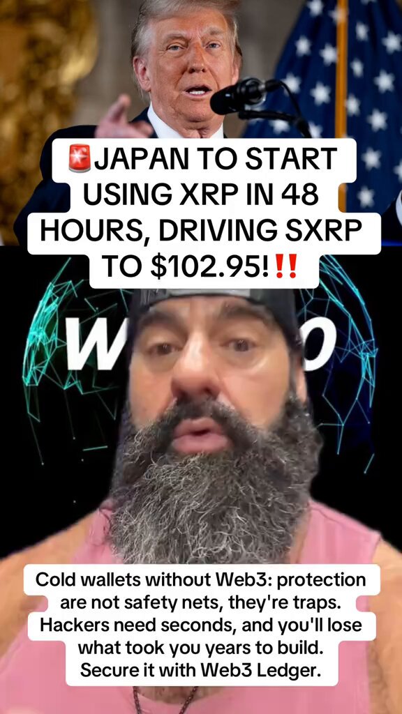 The image features an advertisement for Bitcoin Cash, XRP (XRP), which is being promoted as a way to start using XP in just four hours. The advertisement includes a man with a beard wearing a pink tank top, who appears to be speaking into a microphone or giving a speech about the benefits of using XP. The text on the image emphasizes that Bitcoin Cash is the best option for those looking to get started quickly and securely.