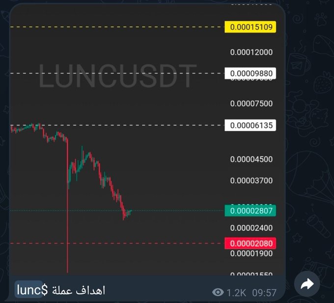 The image shows a graph that illustrates fluctuations of Luncus currency, with some areas showing an upward trend and others a downward trend. The value of Luncus currency has increased by 500% over the past twelve months (from 0.01 to 1.0k), as indicated by the red bars on the graph. These bars represent the rise in the currency's value against other currencies.