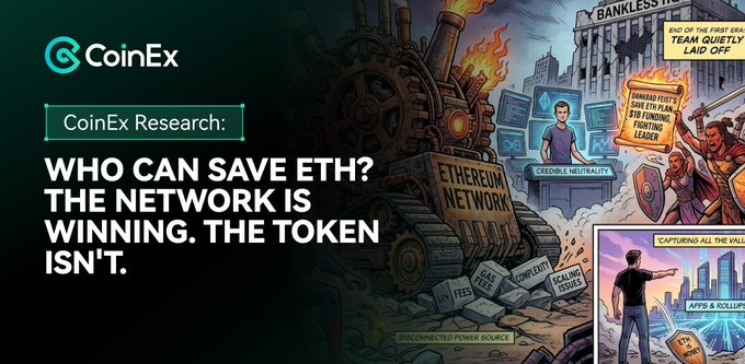 The image features a cartoon illustration of a man holding a gun, with text that reads "Who can save eth? The network is still working." This suggests that the question being asked is about the stability or functionality of the Ethereum network rather than whether or not to invest in it.