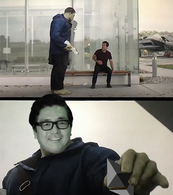 A two-panel image shows scenes with Elon Musk, including one where he stands in a hoodie holding an object while another man sits nearby, and a close-up of Musk smiling at the camera.