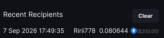 A "Recent Recipients" notification dated September 7, 2026 shows user Ririi778 receiving 0.080644 ETH (~$200.00) via MetaMask, illustrating a payout from the $200 Metawin giveaway referenced in the post.