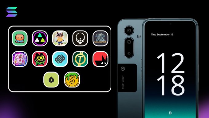 A promotional graphic for "REED VAULT" features a smartphone displaying "Thu, September 19" and "12:18" next to a collection of colorful app icons.