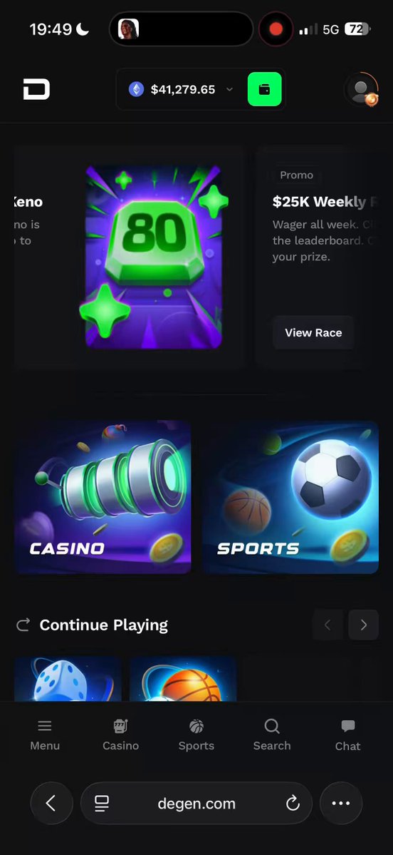 The image shows a smartphone screen displaying various game options available for download or purchase. One of the games being showcased is a sports game with a green and purple background featuring sports balls, including soccer balls and basketballs. The text on the screen indicates that there are two ways to access this game - either by purchasing it using the provided payment method or by downloading it from the app store for free. The post also mentions an instant $41,000 prize, which could be a cash reward or a gift card worth $41,000.