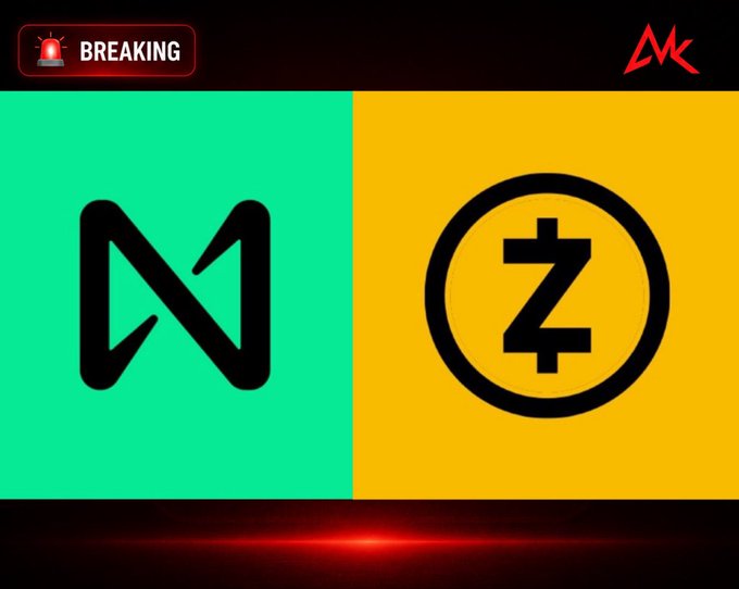 A graphic features a 'BREAKING' news banner at the top with a red logo on the right, showing a large black 'N' symbol on a green background next to a 'Z' symbol inside a circle on a yellow background.