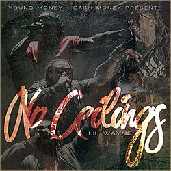 This is an album cover for "No Ceilings" by Lil Wayne (Lil Tunechi), a mixtape released in 2009 under Young Money and Cash Money Records, featuring three figures with the title displayed in stylized cursive text. The album title "No Ceilings" cleverly reinforces the post's message about resisting artificial profit targets in trending markets—just as Lil Wayne's mixtape embraced unlimited ambition, traders should let strong trends run without imposing arbitrary caps on their gains.