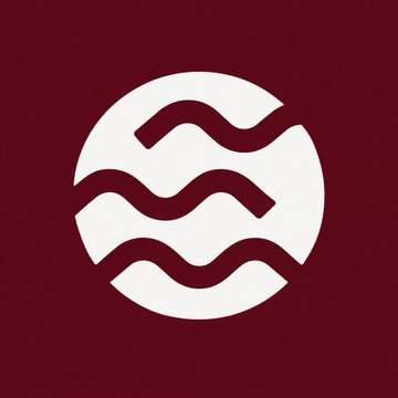 The image displays the Sei Network logo—a white circle featuring stylized wavy lines on a dark maroon background. It serves as the visual branding for the SEI token mentioned in the post about its newly certified perpetual futures and upcoming ETF registrations.