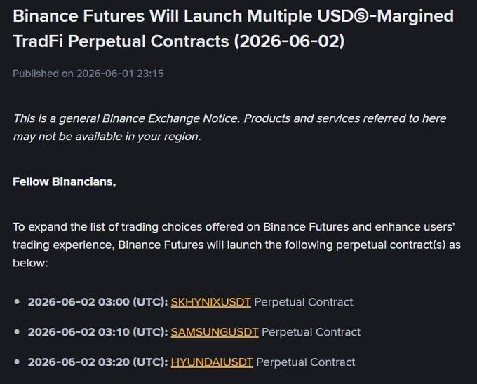 In a post about Binance Futures, there are three different posts displayed. One of these posts contains a screenshot that shows an email conversation between Binance and someone named "Fellow Binance Futures", with a message discussing a list of trading choices. The emails also contain information about Binance Futures' USDT Margin Trading Contracts for the future as well as details about two transactions. These emails are posted on a website called "Binance Futures".