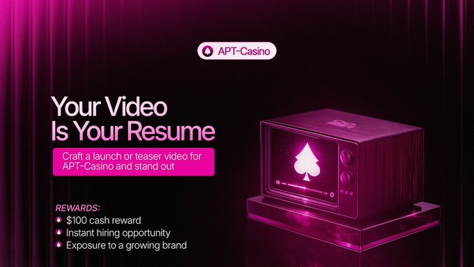 The image features a television set with a large spade symbol on its screen, which appears to be an advertisement for a video game or movie trailer. The text on the poster reads "Your Video Is Your Resume", indicating that the creator of the video is being rewarded for their work. The poster also includes information about how to create and submit a video for the game or movie, as well as details about the prizes available for those who participate in the contest.