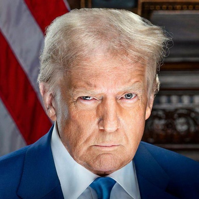 President Trump is set to meet with crypto and prediction-market executives on August 19, as indicated by the image of him and the accompanying post. The image directly relates to the post by visually representing the central figure in the upcoming meeting.