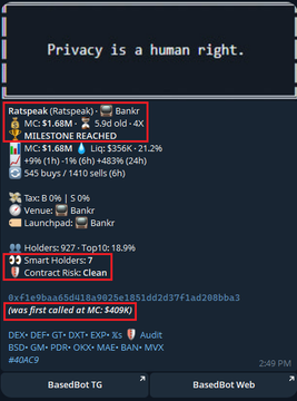 xtrp screen for Rat Speak, Banker and Milestone Reach, with a list of items and their prices.