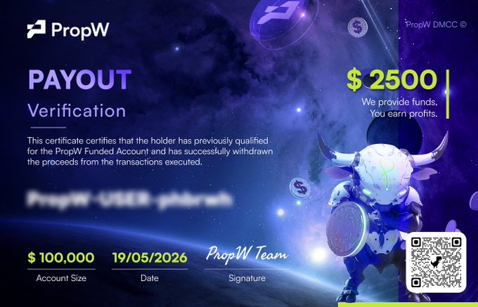 The image features a poster for a game called "PropW" with a cartoon character holding a sword and shield. The poster also includes text that reads "Win with PropW! Profit Withdrawn: 2,500USDT We Provide Funds, You Earn Profits." This suggests that the game is related to cryptocurrency trading or payment methods like PayPal. The poster encourages users to participate in the game by providing funds for the game and offers a chance to win money through the game.