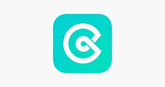 A turquoise square app icon featuring a stylized white "@" symbol, representing the CoinEx cryptocurrency exchange platform referenced in the promotional post.