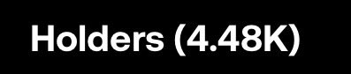 A bold black banner displays the white text "Holders (4.48K)," visually reinforcing the post's claim of 4.5K holders achieved in a single day for the XchangetheWorld project.