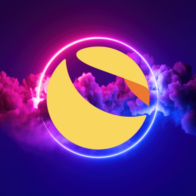 A stylized yellow and orange logo resembling an 'e' or 'S' shape, encircled by a glowing neon pink and blue ring set against a dark background with colorful pink and purple smoke or clouds.